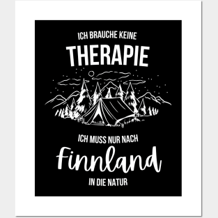 Finland Therapy German Design Posters and Art